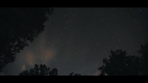 Viaggio Nel Tempo Del Cielo Notturno — Video Stock