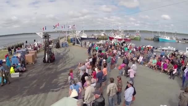 Tuna Fishing Tournament View — Stok Video