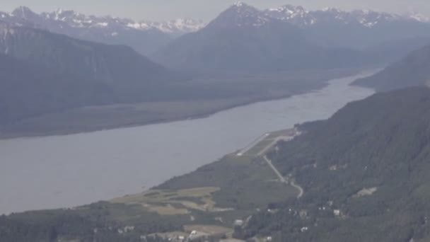 Деякі Захоплюючі Кадри Аляски Від Льодовиків Каратів Насолоджуйтеся — стокове відео