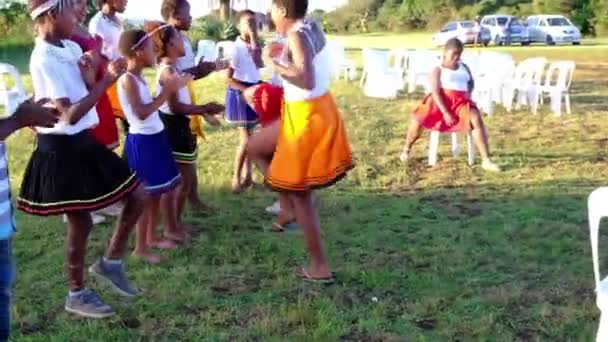 Святкування Традиційному Весіллі Хоса Південній Африці — стокове відео