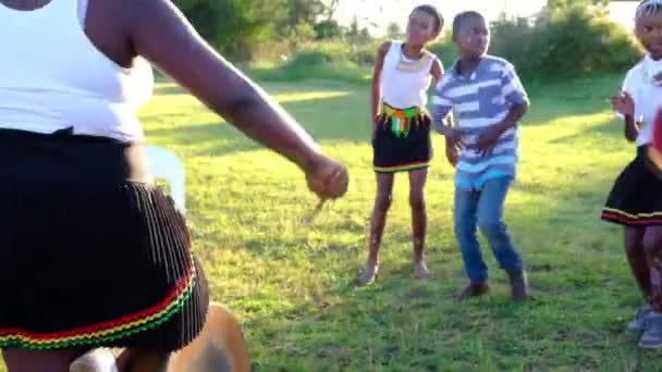 Les Enfants Xhosa Aiment Chanter Danser Lors Mariage Traditionnel — Video