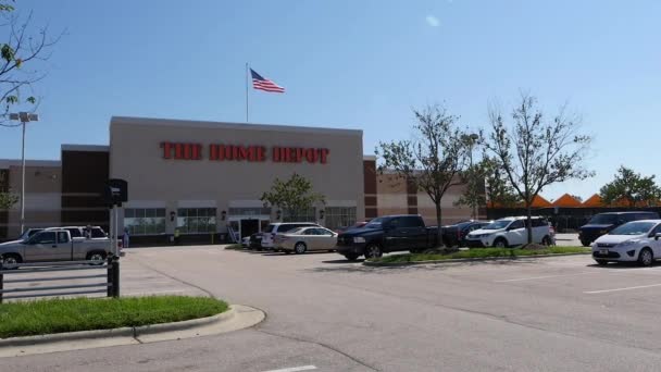 Felvételek Home Depot Külsejéről — Stock videók