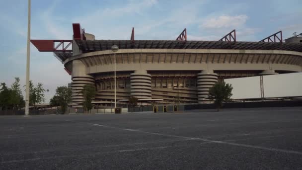 Milano Daki San Siro Stadyumu — Stok video