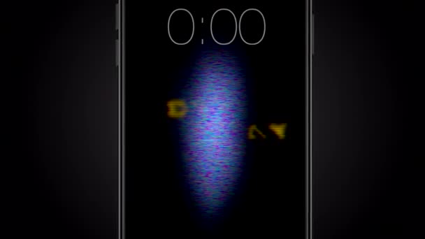 Telefony Pokazują Jest Cyberponiedziałek Krótka Animowana Opowieść Grozy — Wideo stockowe