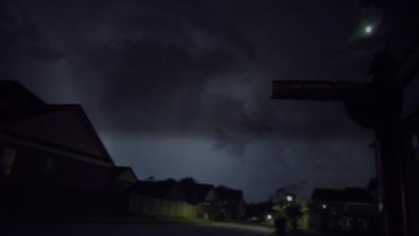 Rayos Tormentas Todo Vecindario — Vídeos de Stock