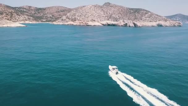Voo Paros Naxos Antiparos Grecia — Vídeo de Stock