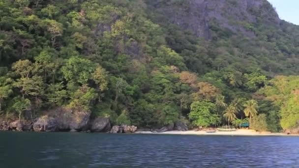 Isola Piena Natura Nelle Filippine — Video Stock