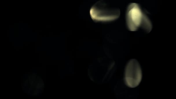 黑暗中发光的灯光 — 图库视频影像
