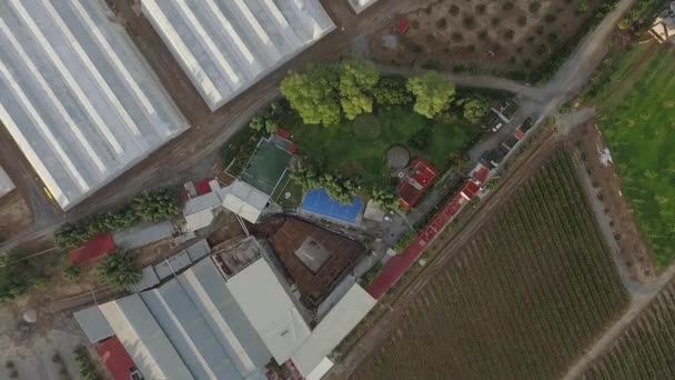 Este Paisaje Mexicano Vivero Con Variedades Vegetales Disparados Con Dron — Vídeos de Stock