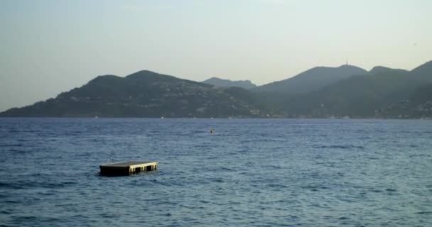 Vista Cannes Baía Beira Mar — Vídeo de Stock