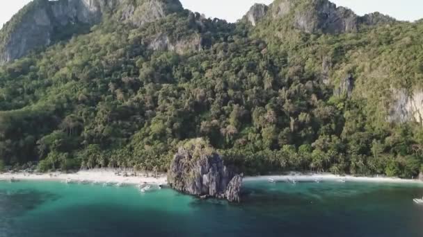 Incredibile Isola Vicino Nido Palawan Nelle Filippine — Video Stock
