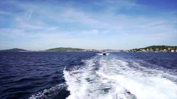 Hırvatistan Güzel Adriyatik Denizi — Stok video