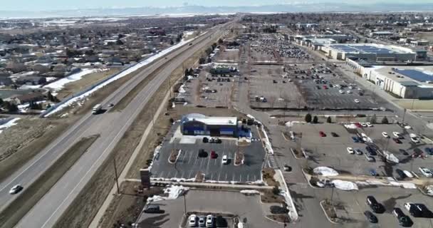 Center Place Shopping Center February 2022 Greeley Colorado — Vídeo de stock