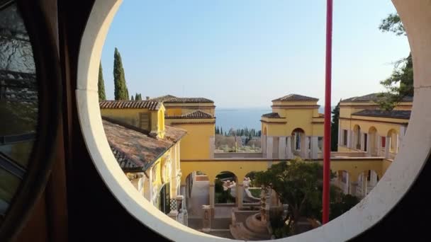 Gardone Riviera Italy March 2022 Vittoriale Degli Italiani Residence Italian — Stock Video