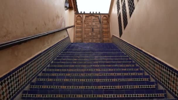 Escaliers Intérieur Université Qaraouiyine — Video