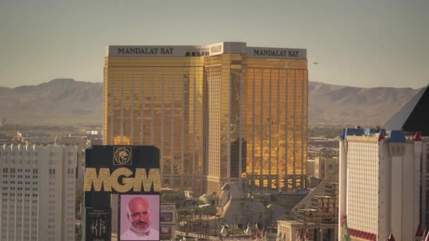 Mandalay Bay Hotel Casino Mgm Grand Las Vegas Nevada Usa — Video Stock