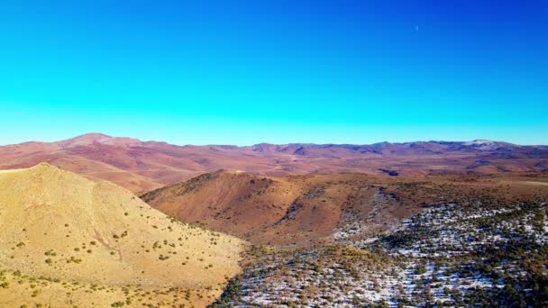 Flygfoto Över Öken Landskap Västra Nevada — Stockvideo