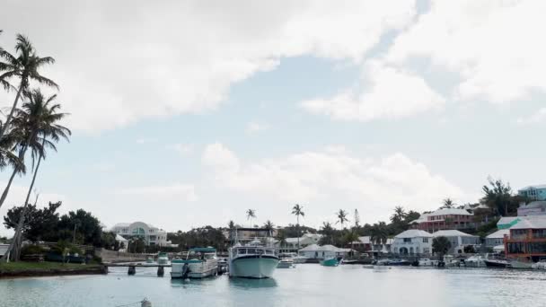 Flatt Village Inlet Paróquia Smith Bermudas — Vídeo de Stock