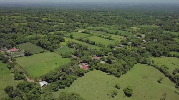 Terreni Agricoli Nel Dipartimento Paz Salvador America Centrale Dolly — Video Stock