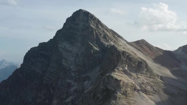 Vista Aerea Delle Montagne Italia Drone Avanti — Video Stock