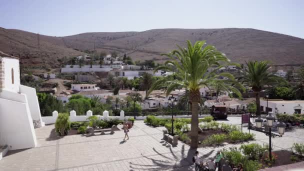 Betancuria Spanya Nın Kanarya Adaları Nın Başkenti Las Palmas Fuerteventura — Stok video