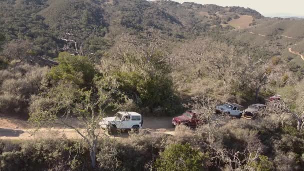 Ligne 4X4 Remontant Lentement Terrain Routier Extrême Hollister Californie États — Video