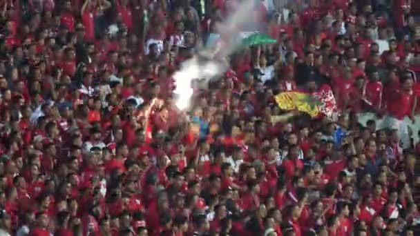 Footage Wydad Supporters Match Agains Mazembe African Champions League — Stock video