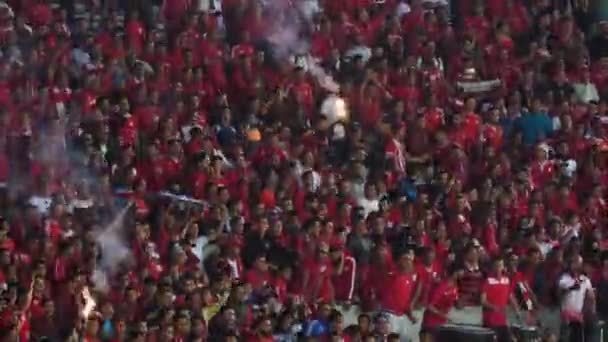Wydad Supporter Champions League Match — Stock video