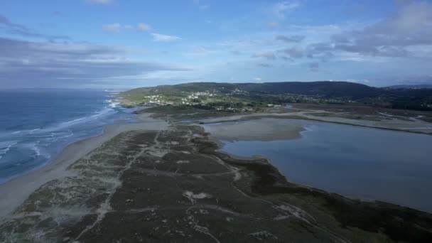 Baldaio Beach Corua Spain — Wideo stockowe