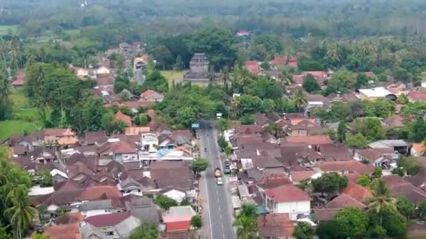 Mendut Village Buddhist Temple Background Magelang Regency Central Java Indonesia — Video Stock