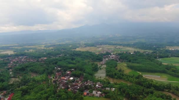 Grabag Med Omnejd Indonesien Flyg Framåt — Stockvideo