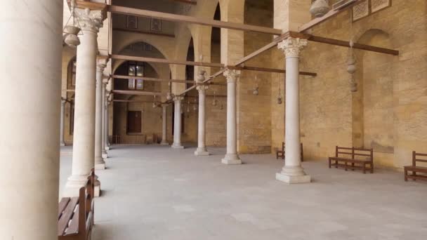 Sultan Ayyad Camii Slami Kahire Mısır Mimari Detayları — Stok video