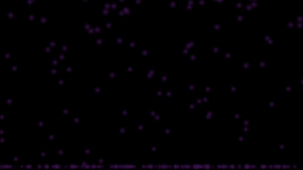 배경에 보라색 있습니다 고화질 애니메이션으로 완벽하고 물체가 떨어지게 됩니다 — 비디오