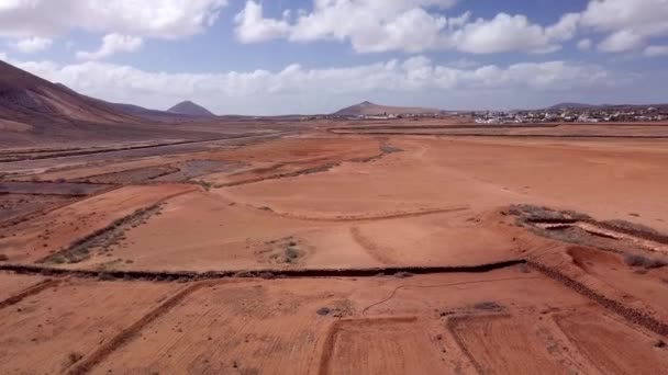 Panorama View Oliva Desert Drone Point View — Stockvideo