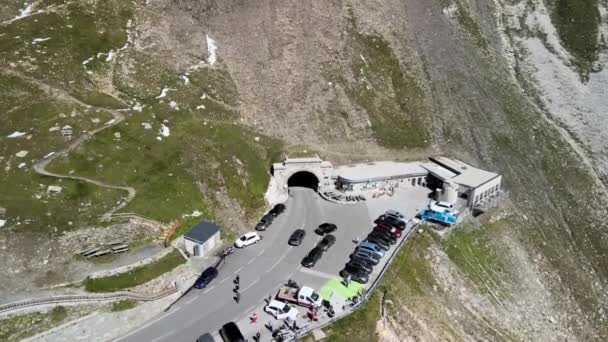 Grossglockner High Alpine Road Highest Surfaced Mountain Pass Road Austria — Stock Video