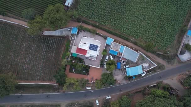 Vista Aérea Hotel Luxo Bela Vista Das Casas Madeira Eco — Vídeo de Stock