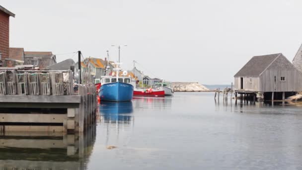 Peggy Cove Nova Scotia Fishing Village — Stockvideo