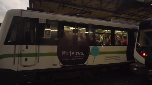 Mass Transportation System Medellin Colombia — Stok video