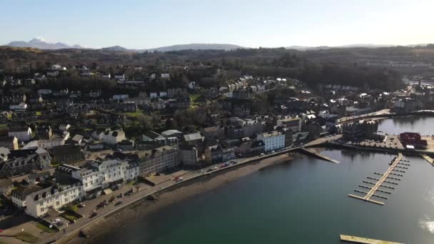 Oban Una Località Turistica Situata Nella Zona Argyll Bute Council — Video Stock