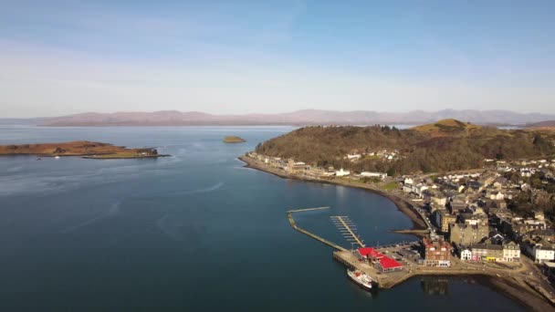 Oban Letovisko Oblasti Argyll Bute Rady Skotska Navzdory Své Malé — Stock video