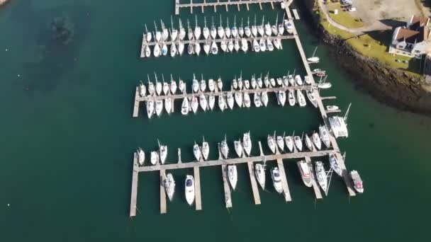 Craobh Marina Est Port Plaisance 250 Places Situé Sur Rive — Video