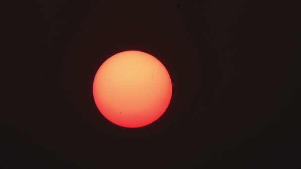 Beautiful Sunset Sunspots Sun — Vídeo de Stock