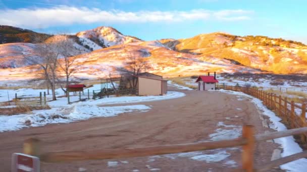 Loveland Pass Colorado Usa Letecké Záběry Skalnatých Hor Alpské Údolí — Stock video