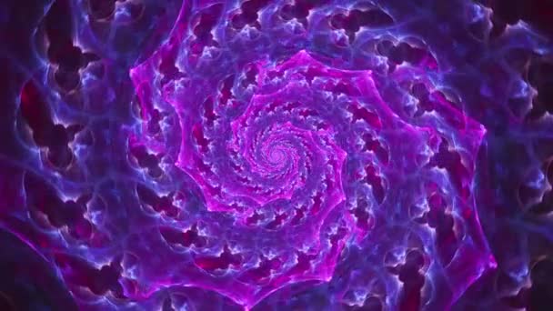 Abstrakter Portalwirbel Bis Ins Unendliche Nahtloses Looping Trippiges Trance Kaleidoskop — Stockvideo