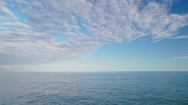 Calm Ocean Waves Mediterranean Sea — Stockvideo