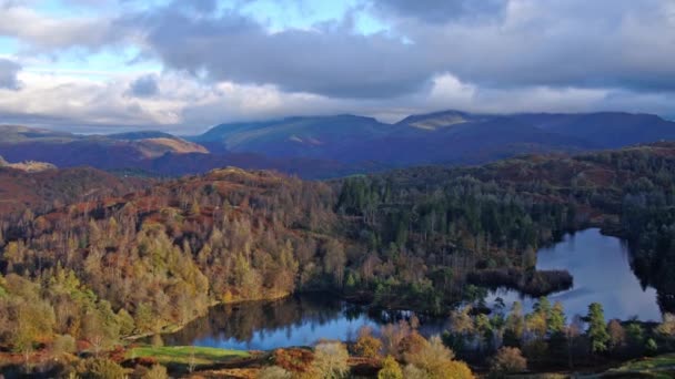 Lake District Unesco National Park Tarn Hows Coniston Fly Prores — Video