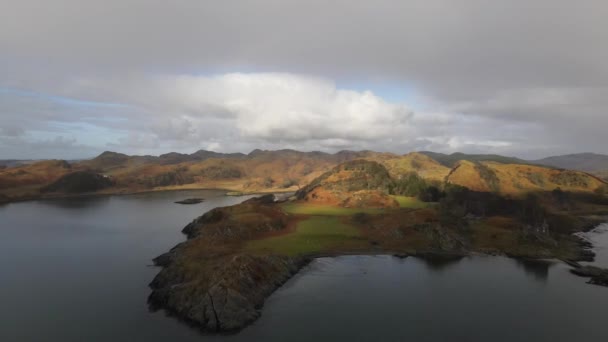 Sound Jura Argyll Bute Scotland United Kingdom Area Outstanding Natural — Stock Video