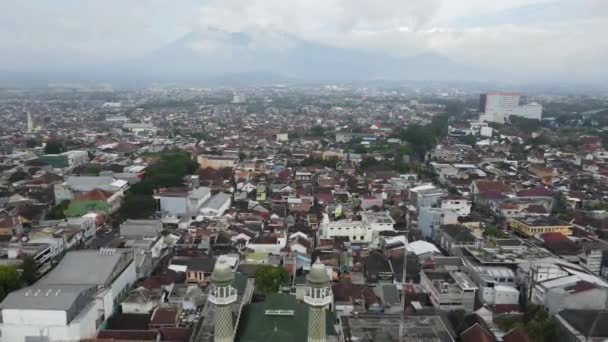 Vue Aérienne Grande Mosquée Jami Qui Est Une Mosquée Près — Video