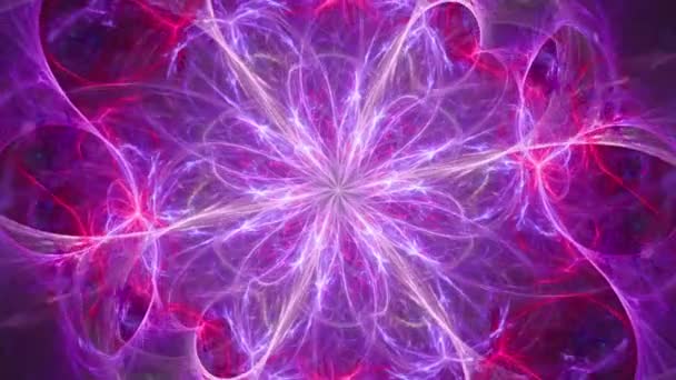 Multiverse Convergence Dimensional Journey Seamless Looping Fractal Meditation Spirit Kaleidoscope — Stock videók