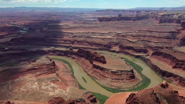 Green River Canyonlands National Park Moab Utah Usa Ripresa Aerea — Video Stock